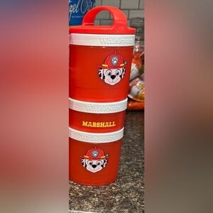 Red Paw Patrol Snack Containers
